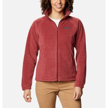 Dámské Bundy Columbia Benton Springs Full Zip Fleece Červené IAWOXU329